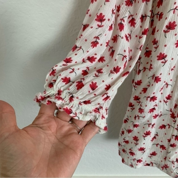 Peek Dress Girl’s Size 8 Leaves Metallic Threads boho Long Sleeve - Picture 7 of 14